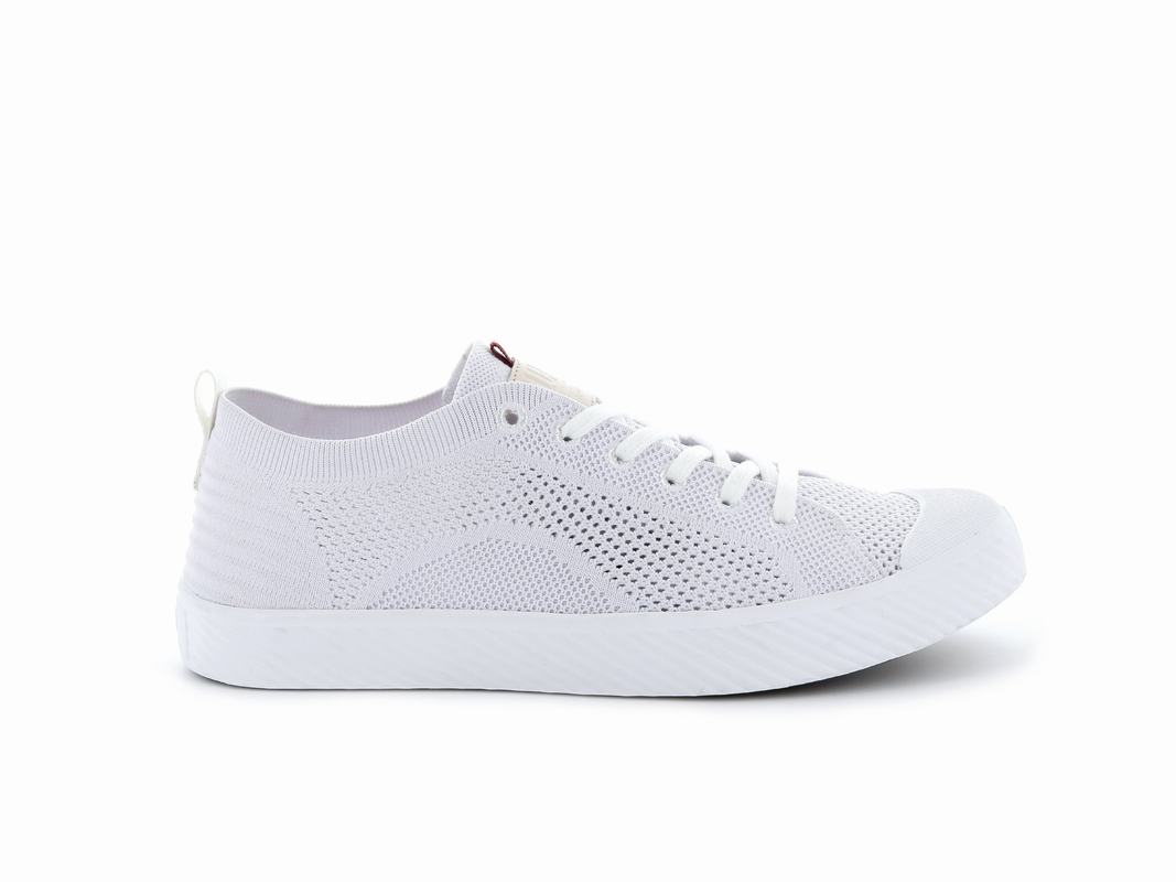 Palladium Pallaphoenix Knit Damen Niedrige Sneaker Weiß ||123704-JBC||